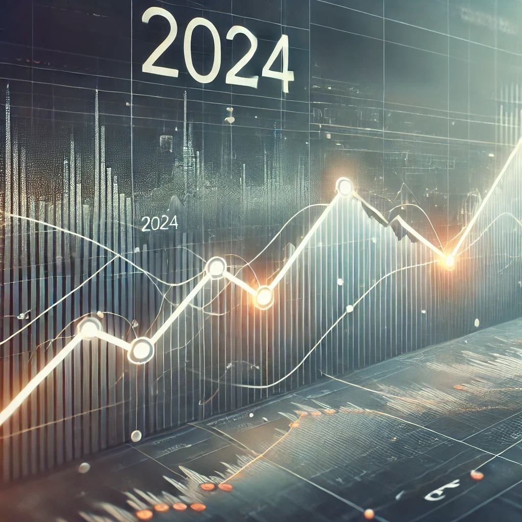 Graphique illustrant la baisse des taux de la Fed et son impact positif sur les marchés financiers américains