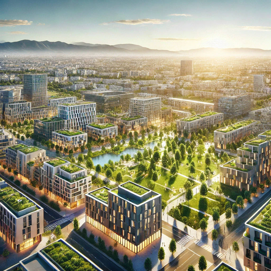 Immobilier neuf à Perpignan en 2024 L’immobilier neuf à Perpignan en 2024 : une vue aérienne illustrant l’expansion et les opportunités du marché immobilier.