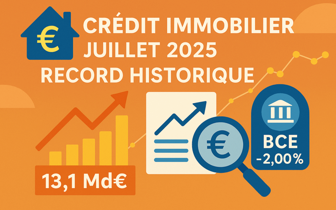 Crédit immobilier : juillet 2025 signe un record historique