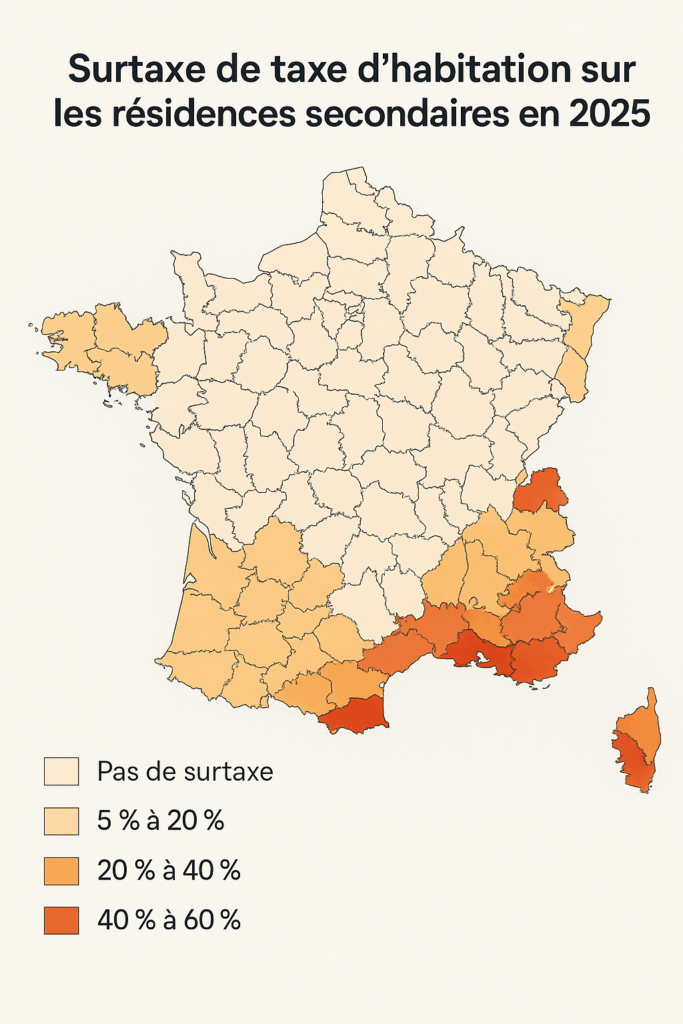 arte des communes avec surtaxe taxe d’habitation 2025